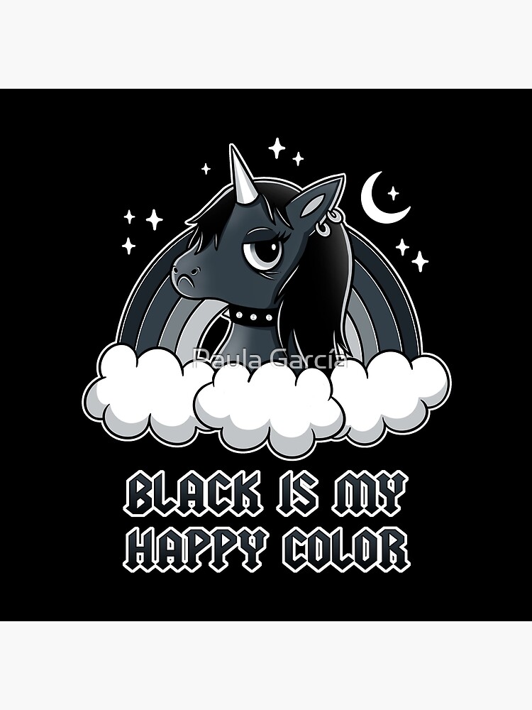 Black Unicorn by paula-garcia