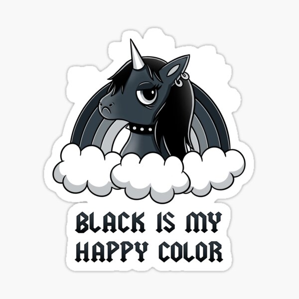 Item preview, Black Unicorn designed and sold by Paula García T-Shirts.