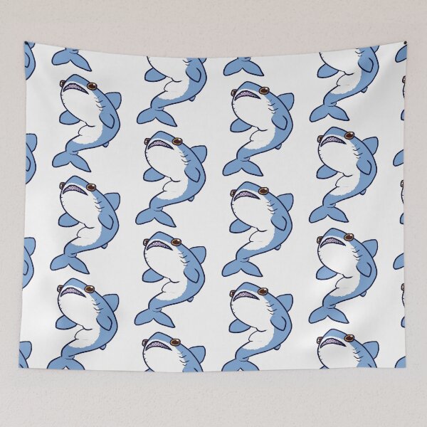 Item preview, ikea shark designed and sold by hekyllandhyde.