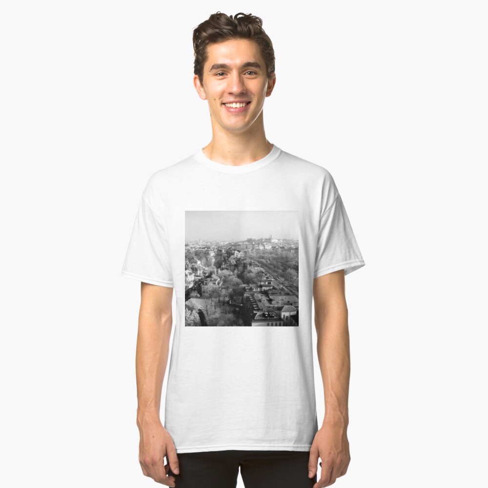 Wintery Budapest Skyline Classic T-Shirt