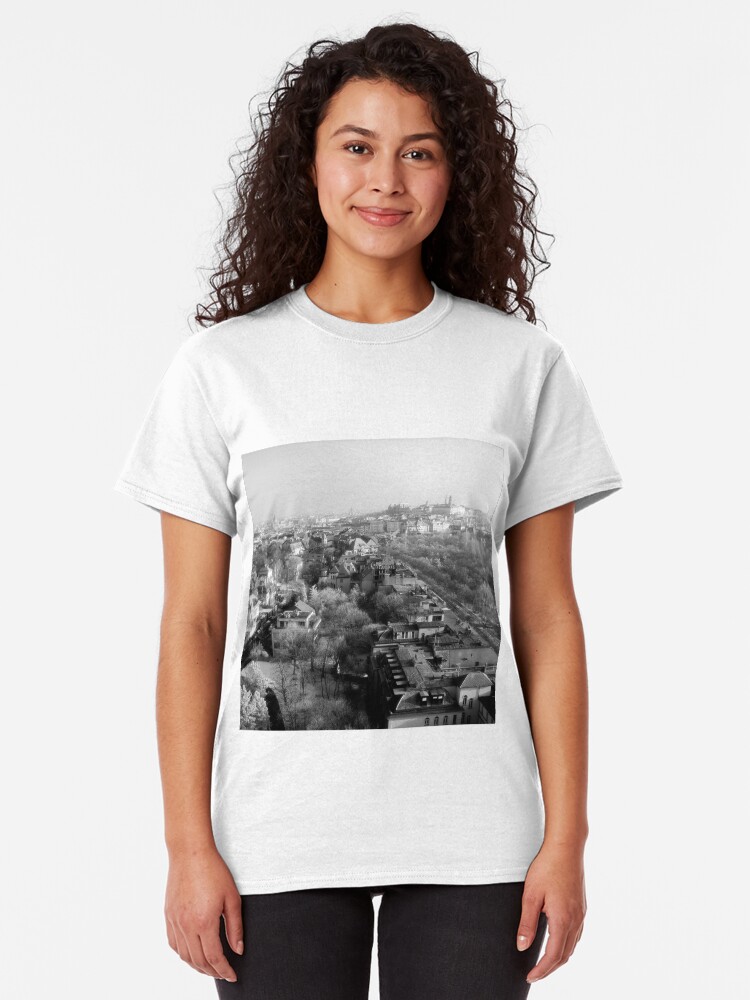 Alternate view of Wintery Budapest Skyline Classic T-Shirt