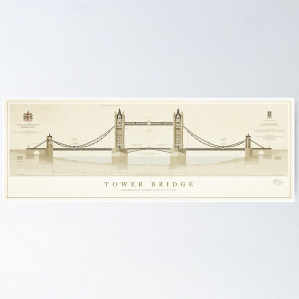 Item preview, Tower Bridge London designed and sold by Old-Lundenwic.