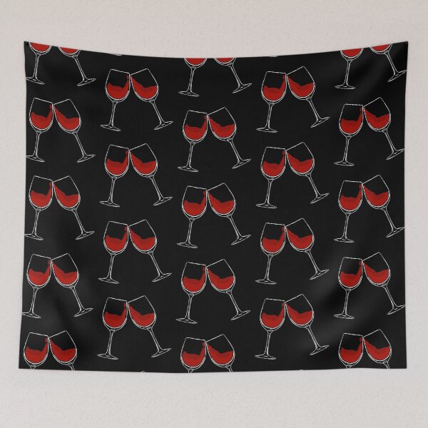 Item preview, “Cheers!” Glasses of Red Wine designed and sold by scomerford19.