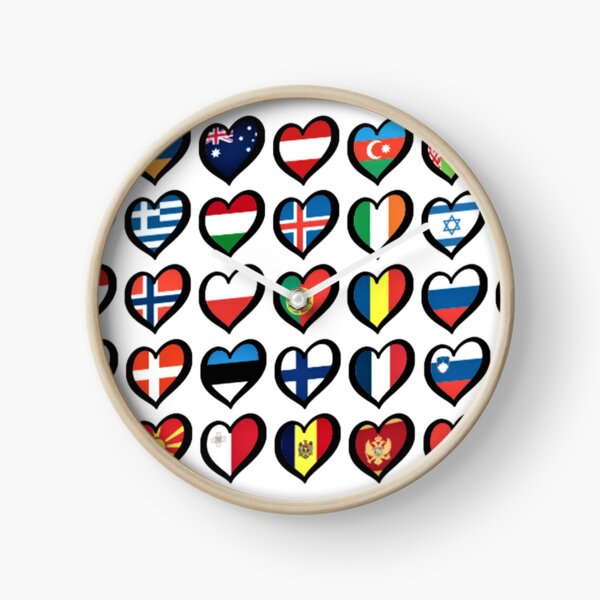 Artikel-Vorschau von EBU Logo Eurovision Herzen Europäische Flaggen Auf Hemden Taschen Und Gadgets, designt und verkauft von leo-theo.