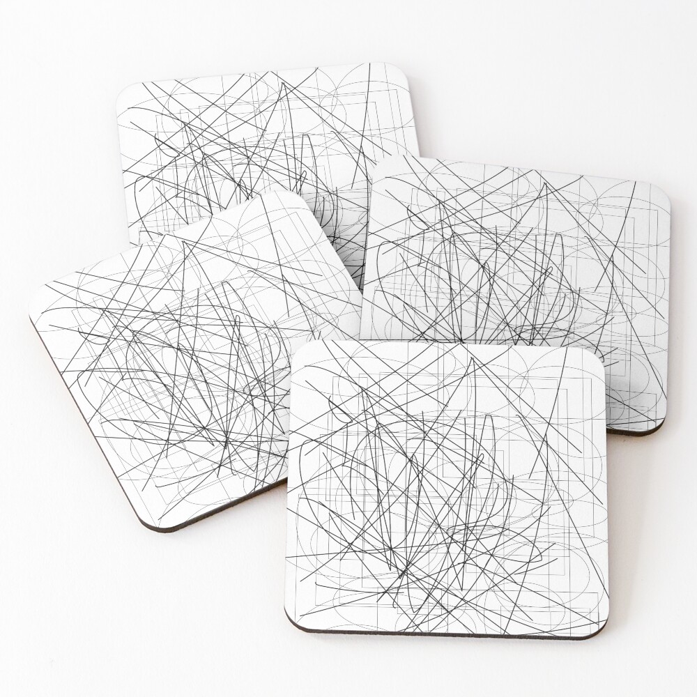 Item preview, Coasters (Set of 4) designed and sold by AkraidaxDesign.