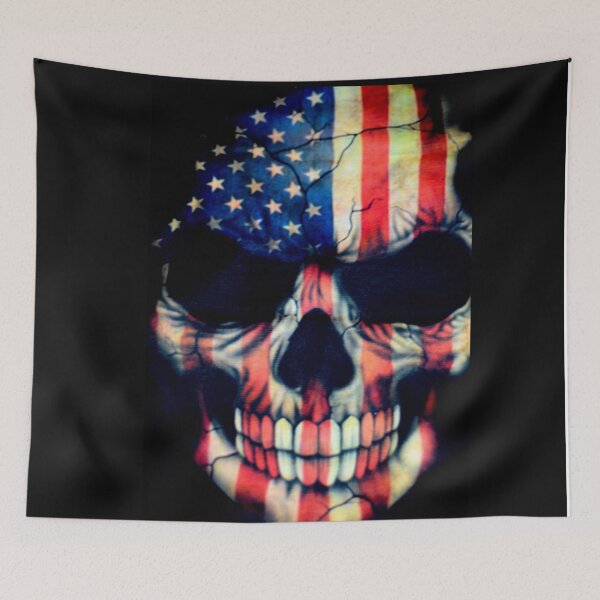 Item preview, Patriotic Skull designed and sold by Asiantiger247.