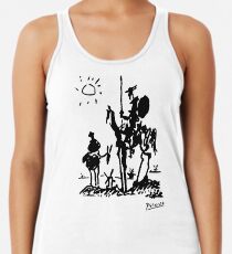 Pablo Picasso Don Quixote 1955 Artwork Shirt, Reproduction Racerback Tank Top