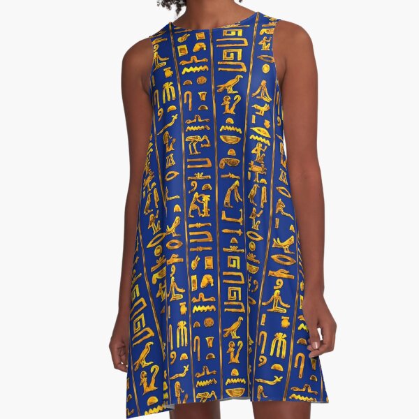 Egyptian Print Dresses