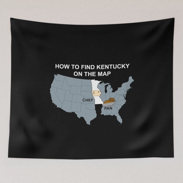 Item preview, How To Find Kentucky On The Map  designed and sold by uFit.