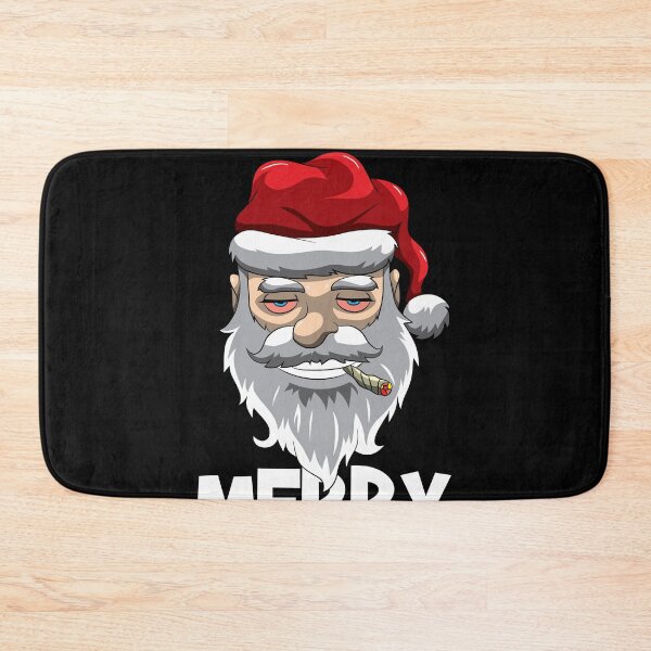 Item preview, Merry Smokemas Stoned Santa Claus Smoking Weed designed and sold by BornDesign.