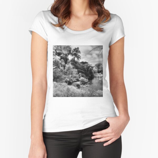 Mallard Lake, Golden Gate Park, San Francisco Fitted Scoop T-Shirt