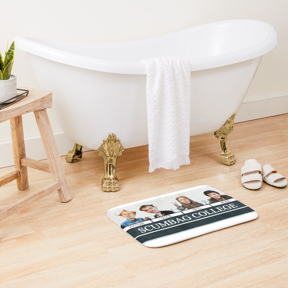 "The Young Ones Scumbag College" Bath Mat by loganferret Redbubble