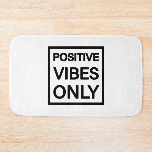 Item preview, Positive Vibes Only - Optimist Quote in Black designed and sold by MysticMagpie.