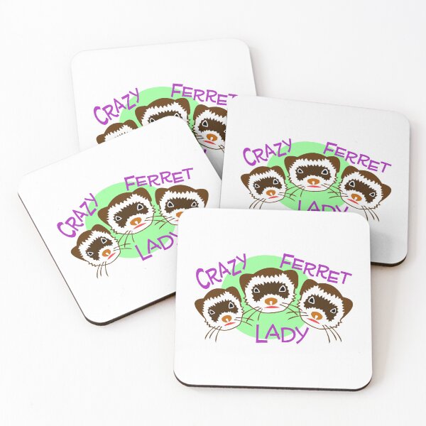 Item preview, CRAZY FERRET LADY designed and sold by GorillaFarm.