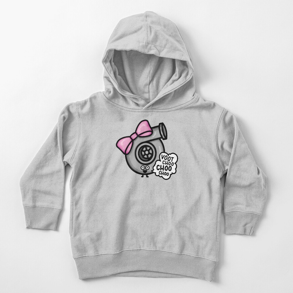 What Does The Cutest Turbo say - Pink Bow Toddler Pullover Hoodie