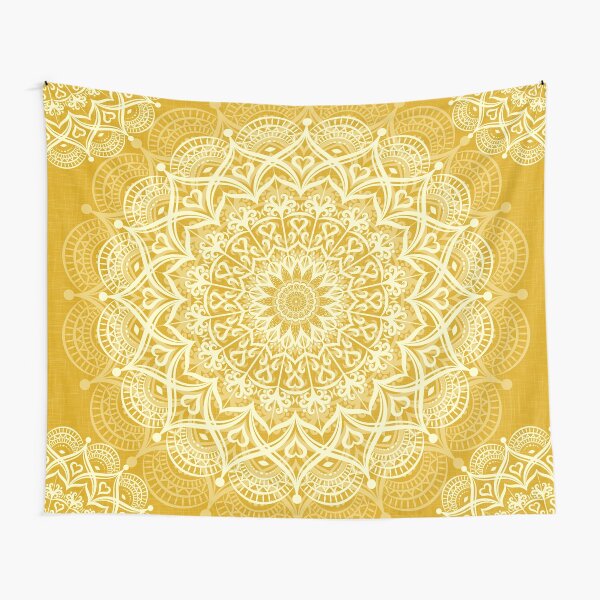 Item preview, Boho Golden Yellow Mandala designed and sold by Eng-Sun.