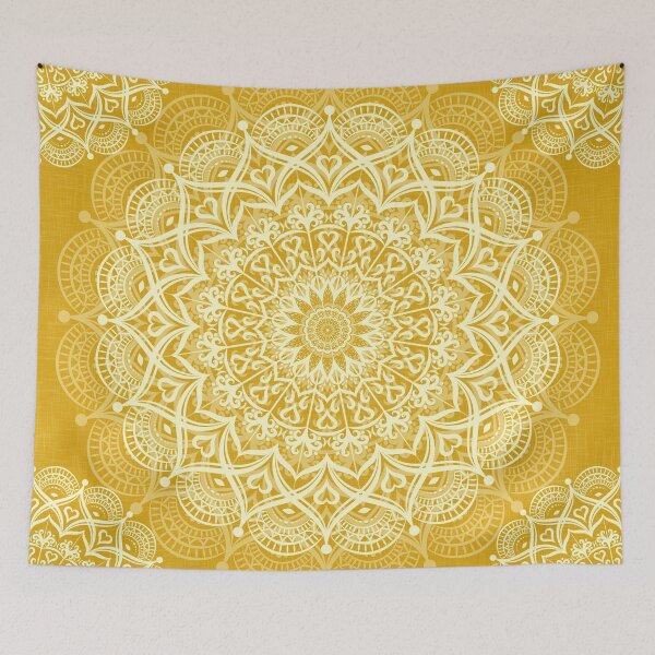 Item preview, Boho Golden Yellow Mandala designed and sold by Eng-Sun.
