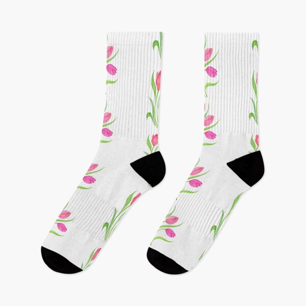Aperçu de l'œuvre Tulipes roses aquarelles créée et vendue par artichromadsgns.