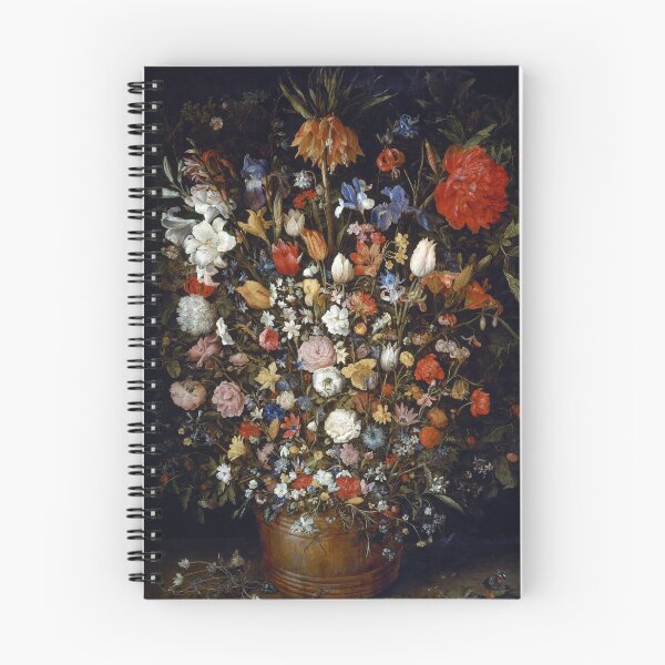 Item preview, Flowers in a Wooden Vessel by Jan Brueghel the Elder (1607) designed and sold by allhistory.