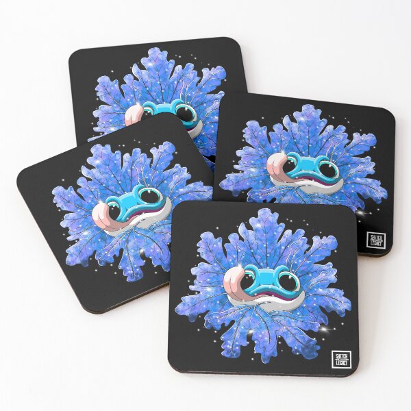 Item preview, Happy Salamander (Blue Leaves) designed and sold by Sketchlegacy.
