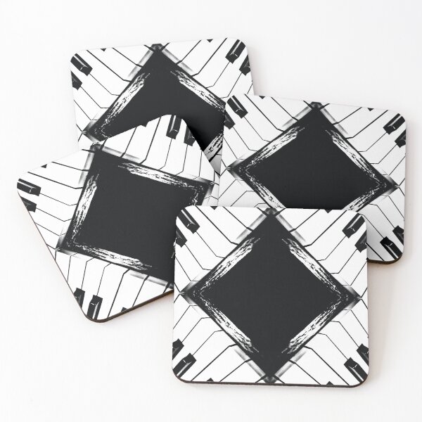 Item preview, Black and White Piano Key ART by Jerald Simon (Music Motivation - musicmotivation.com) designed and sold by jeraldsimon.