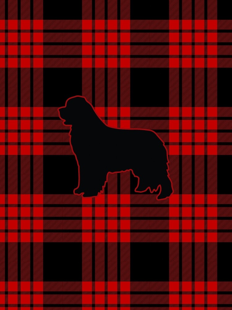 Red Plaid Newfie by itsmechris