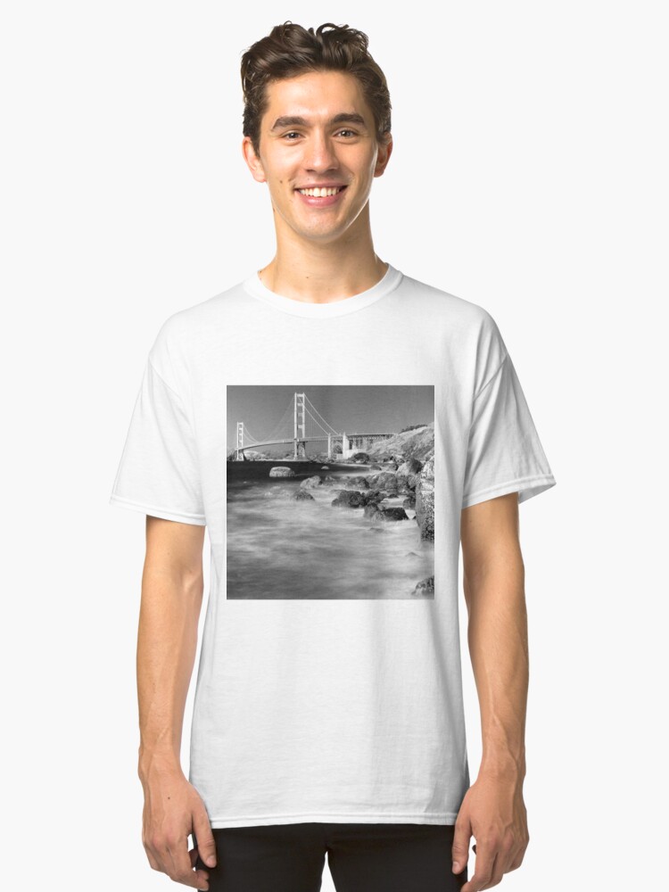 Alternate view of Marshall's Beach, San Francisco Classic T-Shirt