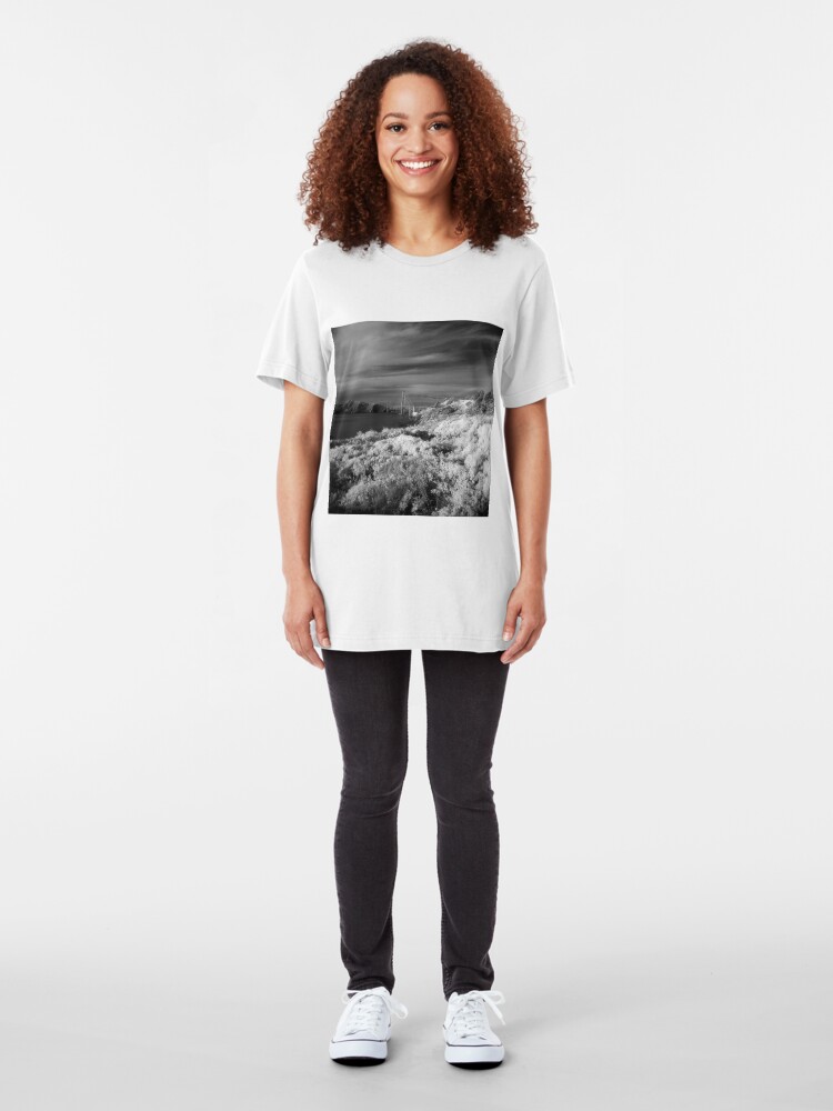 Alternate view of Battery Crosby, Presidio, San Francisco Slim Fit T-Shirt
