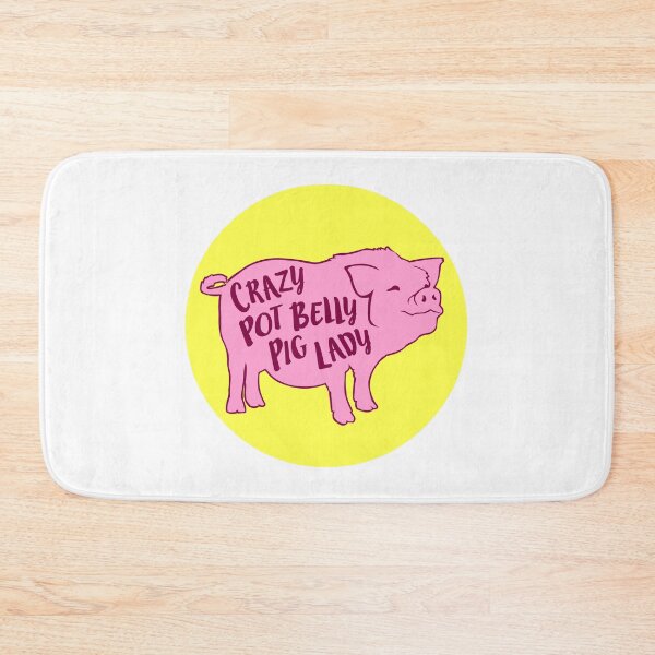 Item preview, CRAZY POT BELLY PIG LADY designed and sold by GorillaFarm.