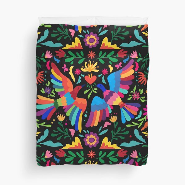 Best Art Mexican Embroidery Floral | Carnaval Seamless Decorative Patter Mexico Duvet Cover