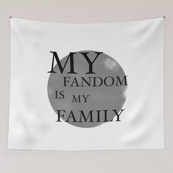 Item preview, MY FANDOM IS MY FAMILY - grey designed and sold by DreamerJournal.