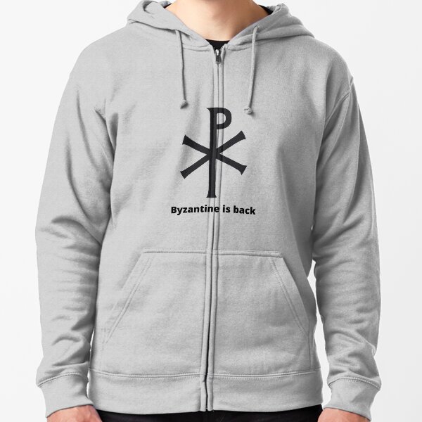 Byzantine is Back Zipped Hoodie
