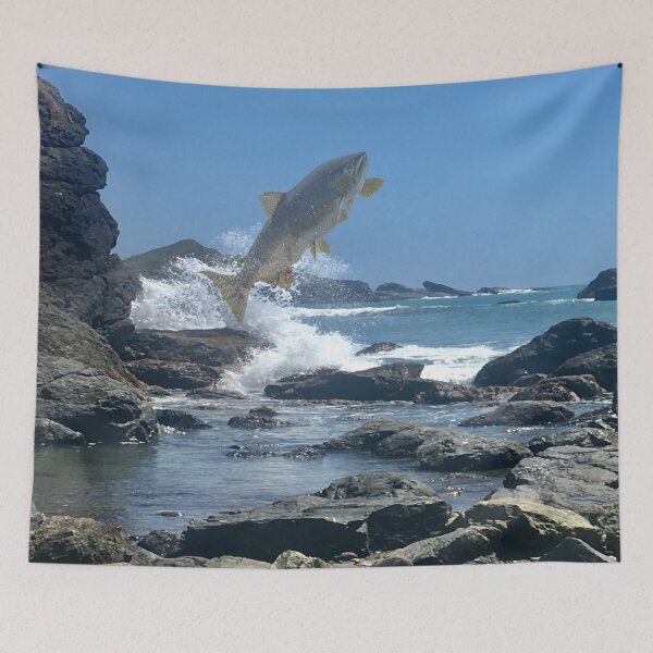 Item preview, Salmon Run designed and sold by GraceSage.