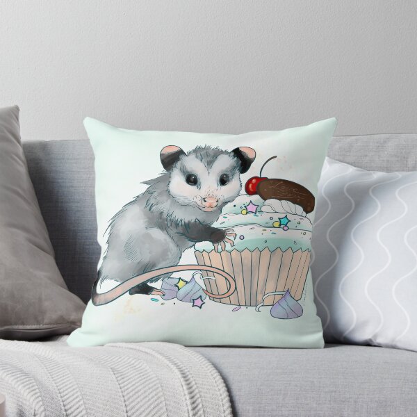 Item preview, Possum + cupcake  designed and sold by littlefoxcurio.
