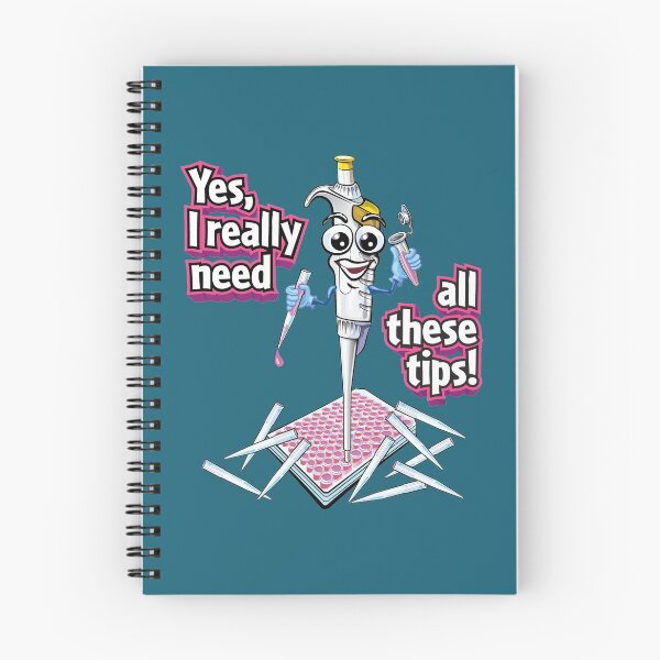 Item preview, PCR Pipette Funny Cute Science Cartoon - Yes, I Really Need All These Tips designed and sold by Zit-Zat-Zot.