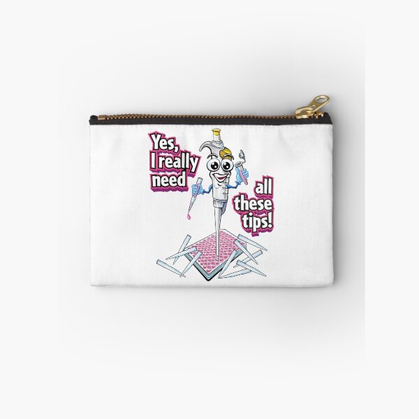 Item preview, PCR Pipette Funny Cute Science Cartoon - Yes, I Really Need All These Tips designed and sold by Zit-Zat-Zot.