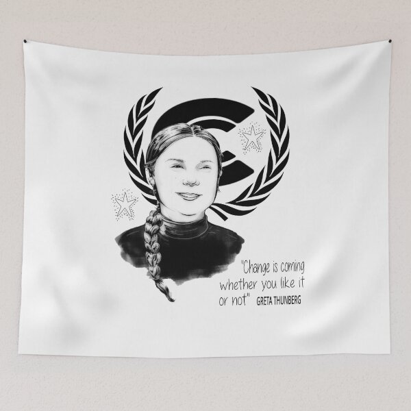 Item preview, Greta Thunberg | Climate Change is Coming | Time Person of the Year designed and sold by NeoMundo.