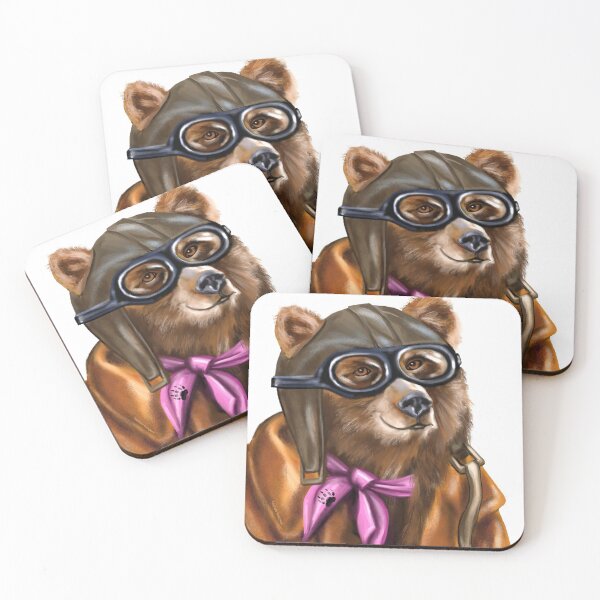 Item preview, Aviator Bear designed and sold by mkempees.