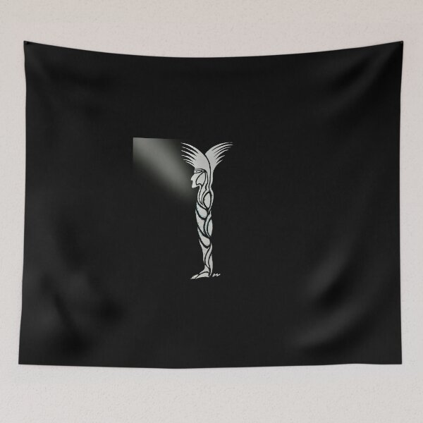 Item preview, Illumination Totem Digital Tribal Art Drawing designed and sold by Arnaud  Levendangeur.