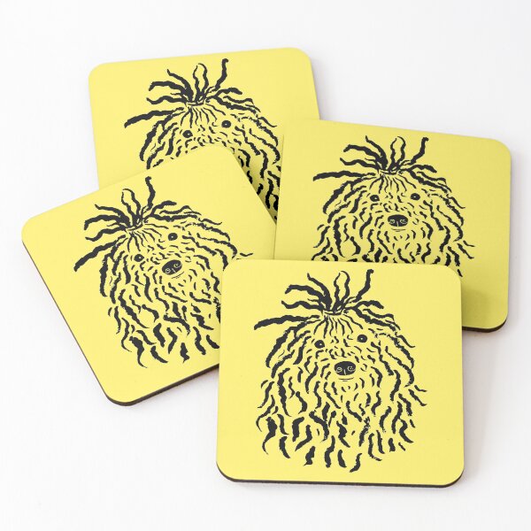 Item preview, Puli (Yellow and Black) designed and sold by illucalliart.