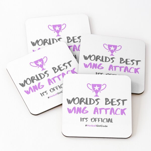 Item preview, World's Best Wing Attack designed and sold by NetballGifts.