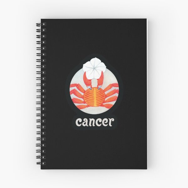 Item preview, Zodiac Flower Circle with Hand Lettering - Cancer Crab designed and sold by studiogooz.
