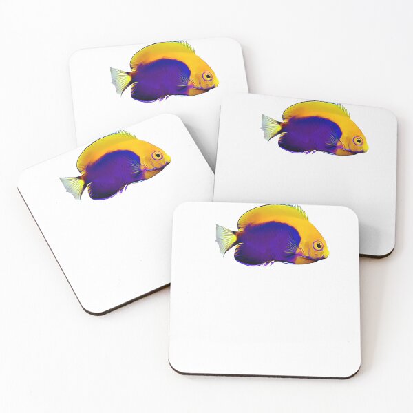 Item preview, Flameback Angelfish saltwater reef fish designed and sold by AngryOcean.