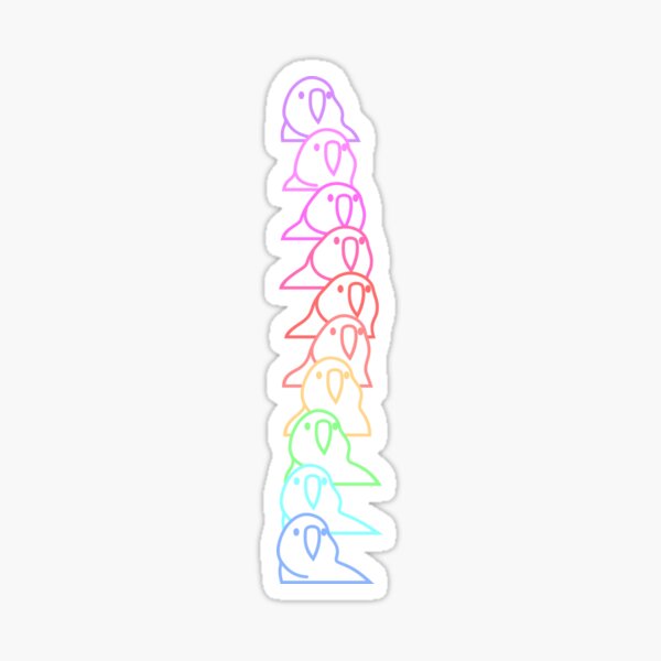 PartyParrot Outline Sticker