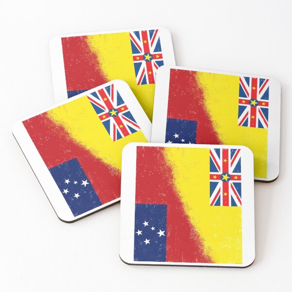 Item preview, Samoa and Niue Flags. RUSTIC. Oceania and South Pacific Islands designed and sold by #mossasdesign.