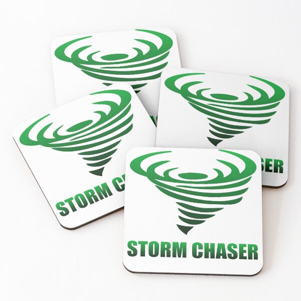 Item preview, Storm Chaser - Swirling Tornado - Green & Black Coloring designed and sold by elephantcult.