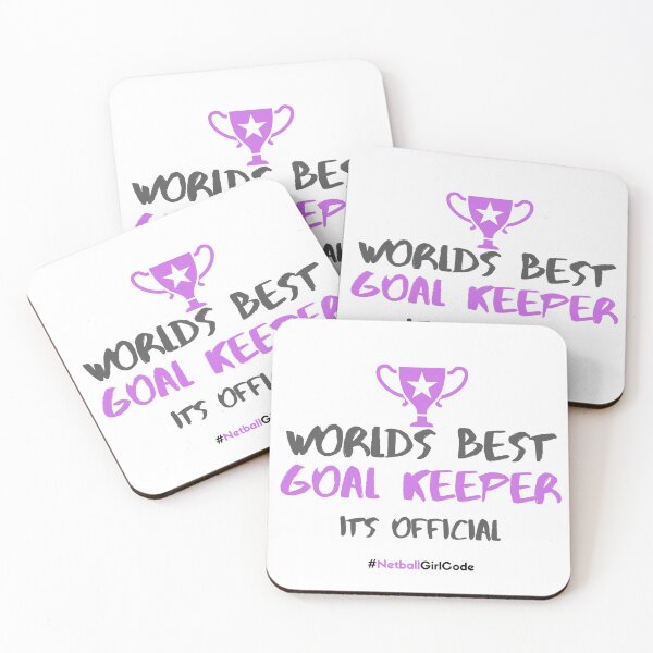 Item preview, World's Best Goal Keeper designed and sold by NetballGifts.