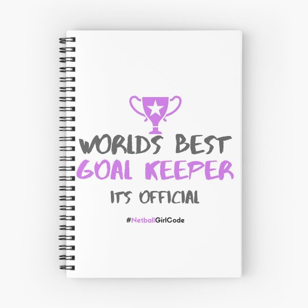 Item preview, World's Best Goal Keeper designed and sold by NetballGifts.