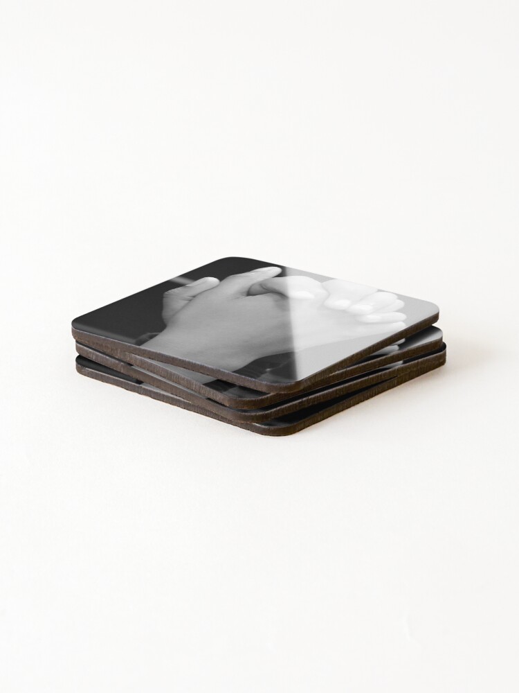 Thumbnail 4 of 5, Coasters (Set of 4), Hand In Hand designed and sold by cking.