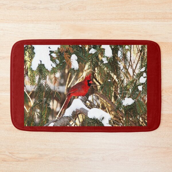 Item preview, Northern Cardinal In Winter designed and sold by Debbie Oppermann.